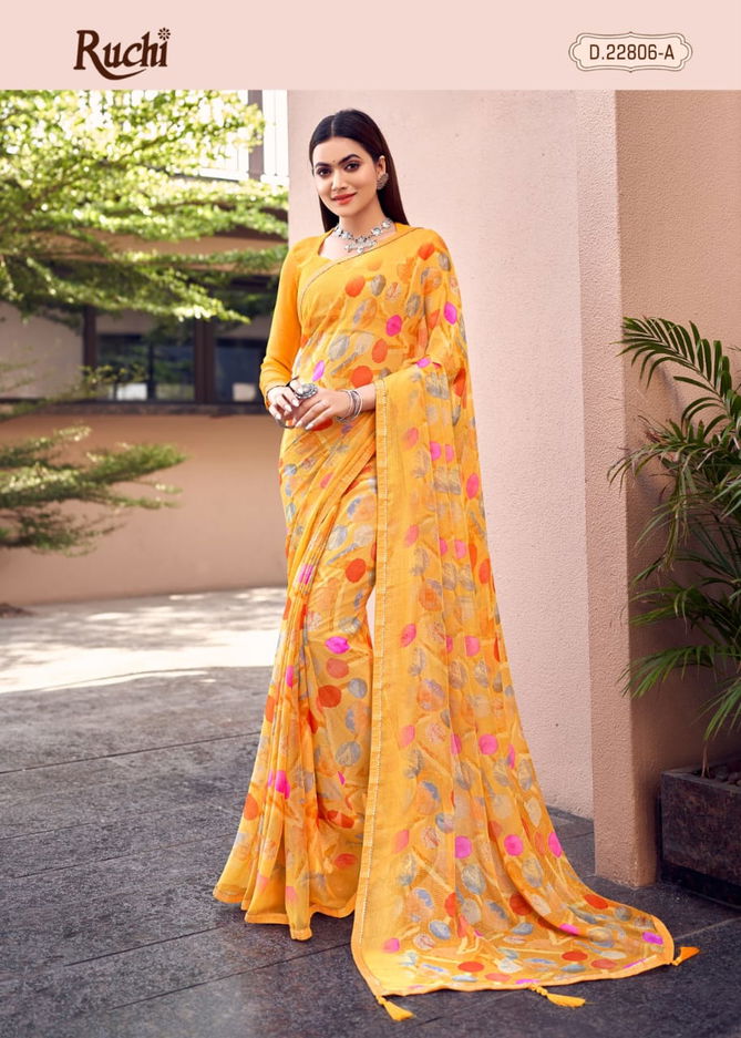 Savyaa By Ruchi Chiffon Daily Wear Sarees Catalog